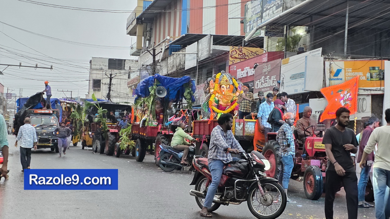 Razole Taluka Ganesh Nimajjanam